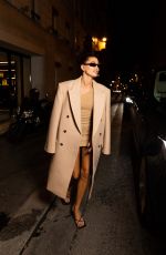HAILEY BIEBER Arrives at Her Party in Paris 09/28/2022