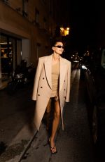 HAILEY BIEBER Arrives at Her Party in Paris 09/28/2022