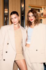 HAILEY BIEBER at Hailey Bieber - x Wardrobe.nyc Dinner at Caviar Kaspia in Paris 09/28/2022