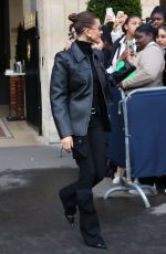 HAILEY BIEBER Leaves Her Hotel in Paris 09/28/2022