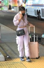 HALLE BAILEY Arrives at LAX Airport in Los Angeles 09/22/2022