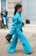 HALLE BAILEY Arrives Roger Vivier Press Day in Paris 09/29/2022