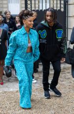 HALLE BAILEY Arrives Roger Vivier Press Day in Paris 09/29/2022