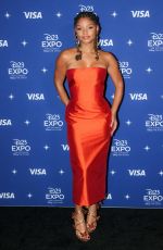 HALLE BAILEY at D23 Expo in Anaheim 09/09/2022