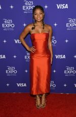 HALLE BAILEY at D23 Expo in Anaheim 09/09/2022