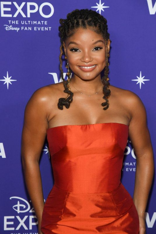 HALLE BAILEY at D23 Expo in Anaheim 09/09/2022