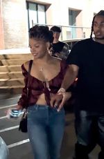 HALLE BAILEY Out to Her Boyfriend DDG