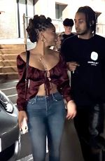 HALLE BAILEY Out to Her Boyfriend DDG