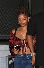 HALLE BAILEY Out to Her Boyfriend DDG