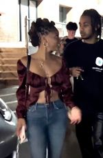 HALLE BAILEY Out to Her Boyfriend DDG