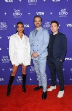 HANNAH JOHN-KAMEN at Disney D23 Event in Anaheim 09/10/2022