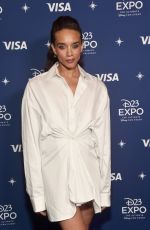 HANNAH JOHN-KAMEN at Disney D23 Event in Anaheim 09/10/2022
