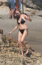 HEATHER GRAHAM in Bikini at a Beach in Los Angeles 09/04/2022