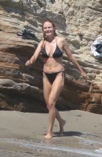 HEATHER GRAHAM in Bikini at a Beach in Los Angeles 09/04/2022