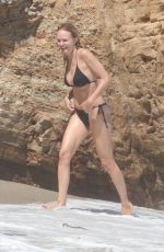 HEATHER GRAHAM in Bikini at a Beach in Los Angeles 09/04/2022