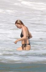 HEATHER GRAHAM in Bikini at a Beach in Los Angeles 09/04/2022