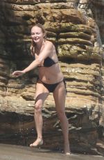 HEATHER GRAHAM in Bikini at a Beach in Los Angeles 09/04/2022