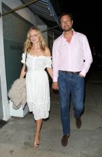 HEATHER GRAHAM Out for Dinner Date at Giorgio Baldi in Santa Monica 09/23/2022