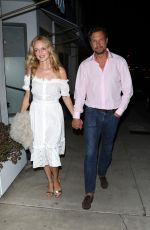 HEATHER GRAHAM Out for Dinner Date at Giorgio Baldi in Santa Monica 09/23/2022