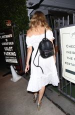 HEATHER GRAHAM Out for Dinner Date at Giorgio Baldi in Santa Monica 09/23/2022