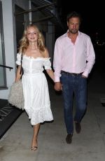 HEATHER GRAHAM Out for Dinner Date at Giorgio Baldi in Santa Monica 09/23/2022