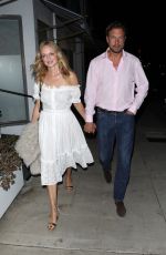 HEATHER GRAHAM Out for Dinner Date at Giorgio Baldi in Santa Monica 09/23/2022