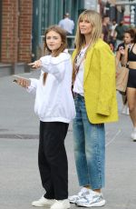 HEIDI and leni KLUM Out and About in New York 09/08/2022