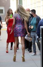 HEIDI KLUM and SOFIA VVERGARA Arrives at America