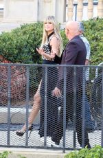 HEIDI KLUM Arrives for Results Night on AGT in Pasadena 09/07/2022