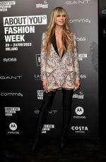 HEIDI KLUM at About You Fashion Show in Milan 09/20/2022