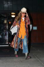 HEIDI KLUM Leaves Bowery Hotel in New York 09/11/2022