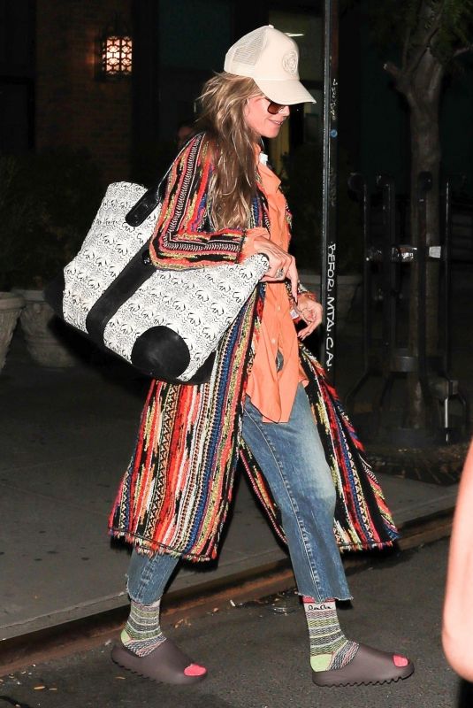 HEIDI KLUM Leaves Bowery Hotel in New York 09/11/2022