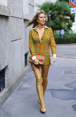 HEIDI KLUM Out at Milan Fashion Week 09/21/2022