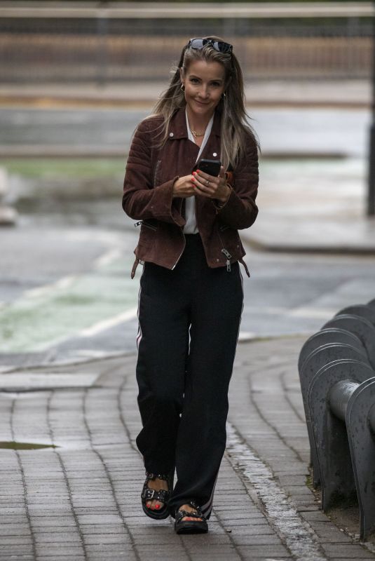 HELEN SKELTON Arrives at BBC Studios in Leeds 09/04/2022