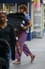 HELENA CHRISTENSEN Arrives Back to Her Home in New York 09/17/2022