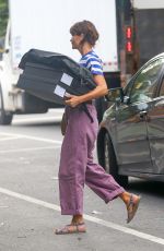 HELENA CHRISTENSEN Arrives Back to Her Home in New York 09/17/2022