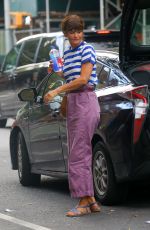 HELENA CHRISTENSEN Arrives Back to Her Home in New York 09/17/2022
