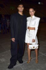 HIBA ABOUK Arrives at Balmain Fashion Show in Paris 09/28/2022