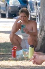 HILARY DIFF at a Soccer Practice in Sherman Oaks 09/16/2022
