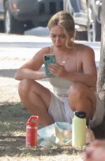 HILARY DIFF at a Soccer Practice in Sherman Oaks 09/16/2022