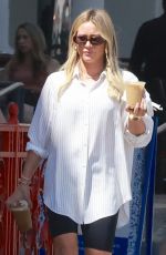 HILARY DUFF Out for Iced Coffees in Sherman Oaks 09/03/2022