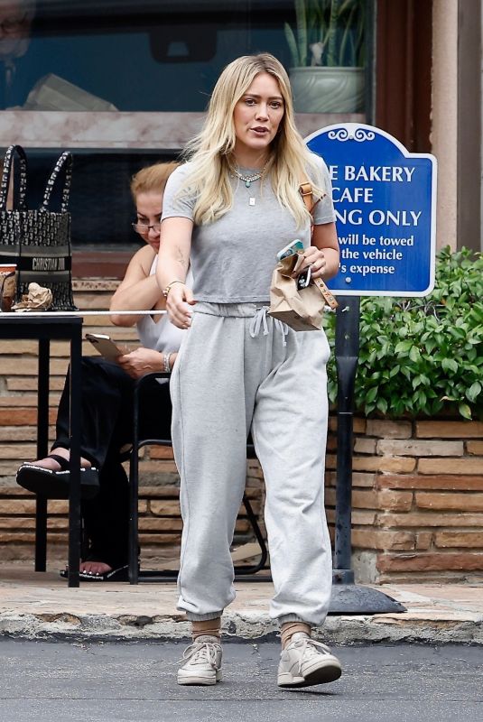 HILARY DUFF Out in Studio City 09/17/2022