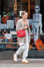 HILARY DUFF Shopping for Halloween Supplies in Los Angeles 09/10/2022