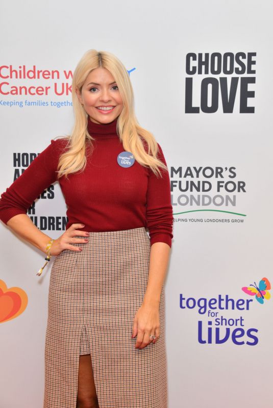 HOLLY WILLOGHBY at BGC Partners Charity Day in London 09/29/2022