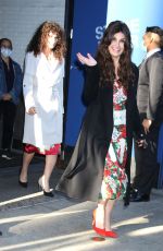 IDINA MENZEL and CARA MENTZEL Leaves Good Morning America in New York 09/27/2022