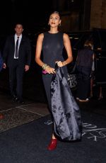 IMAAN HAMMAM Arrives at Gigi Hadid