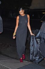 IMAAN HAMMAM Arrives at Gigi Hadid