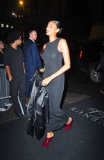 IMAAN HAMMAM Arrives at Gigi Hadid