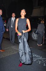 IMAAN HAMMAM Arrives at Gigi Hadid