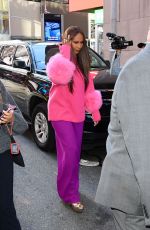 IMAN Arrives at Morning Show in New York 09/26/2022